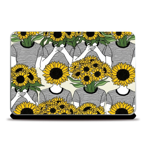 Sunflowers Collage Laptop Skins