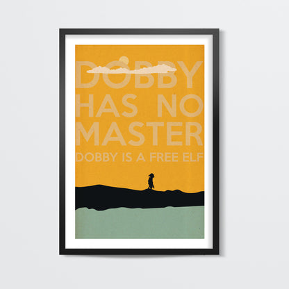 Dobby is a Free Elf Wall Art | Rishabh Bhargava