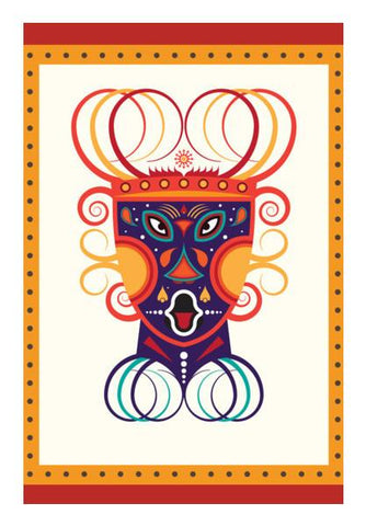 PosterGully Specials, African Ceremonial Tribal Mask Wall Art