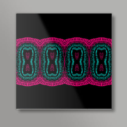 Plank-tonic Psych-e-delic ! Square Art Prints