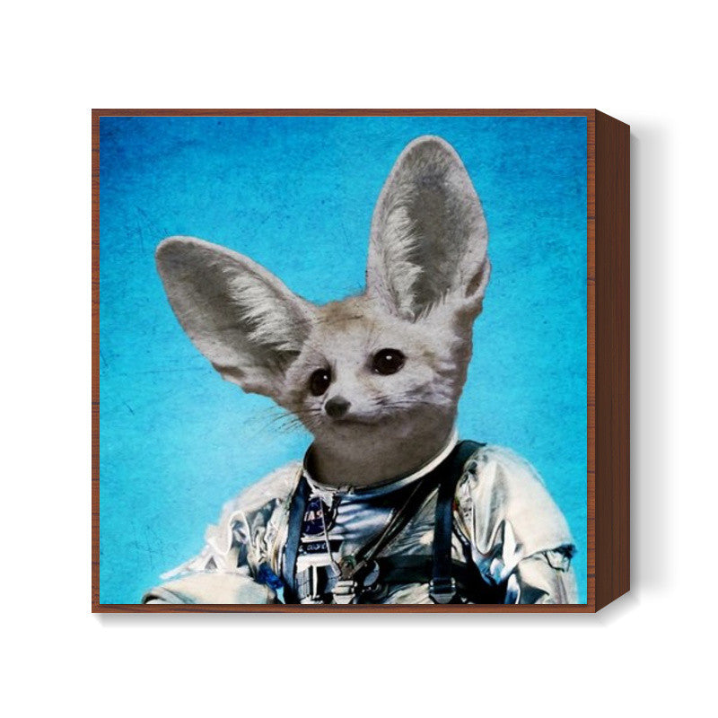 Captain fennec Square Art Prints