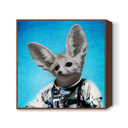 Captain fennec Square Art Prints