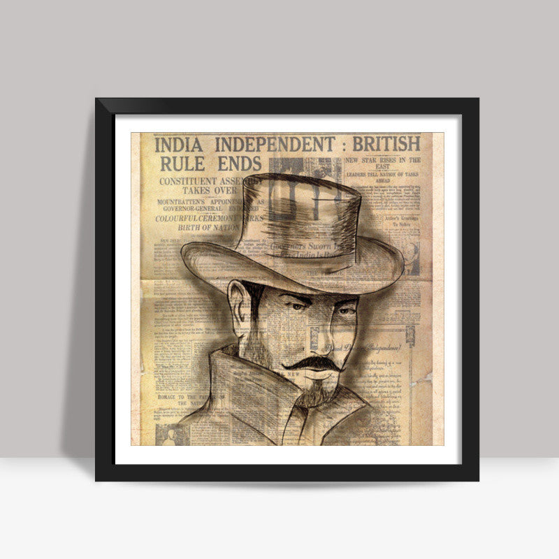 Bhagat Singh Square Art Prints