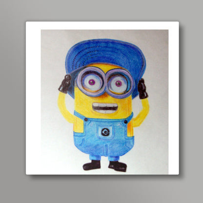 Bob The Minion Square Art Prints