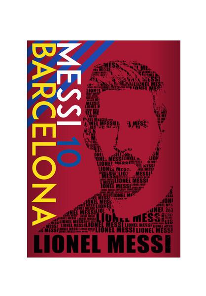 PosterGully Specials, Messi | Barcelona Color Variant Wall Art