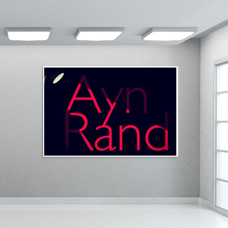 Ayn Rand Wall Art