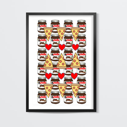 Nutella Pizza Wall Art