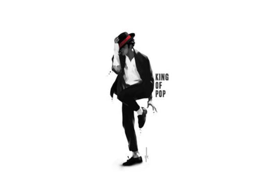 PosterGully Specials, michael jackson | king of pop Wall Art