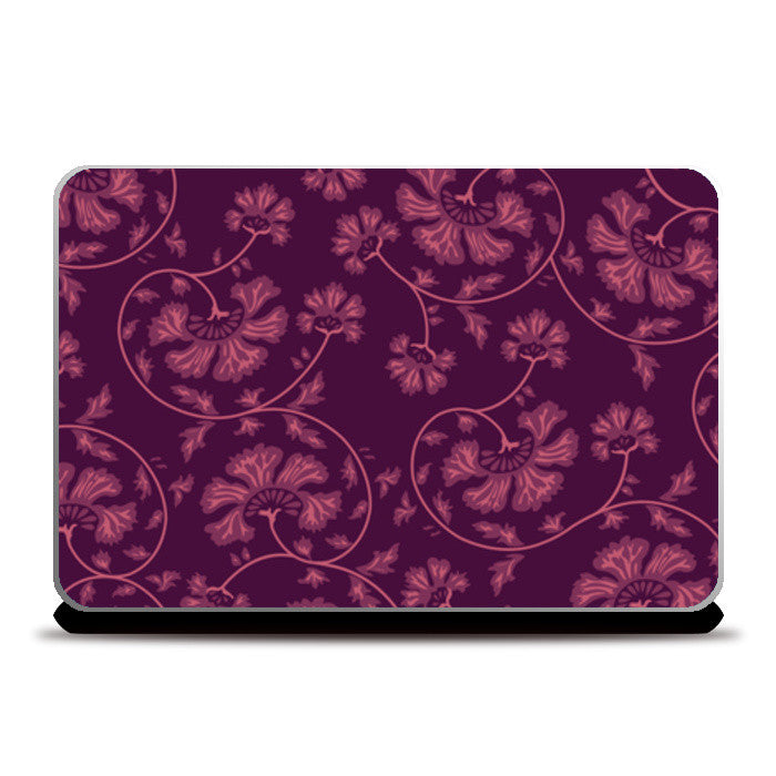 Floral - Purple - Laptop Skin Laptop Skins