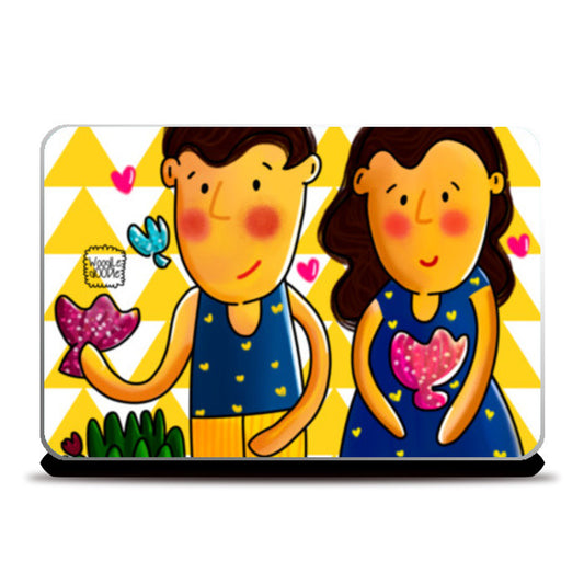 Jenny and Charlie Laptop Skins