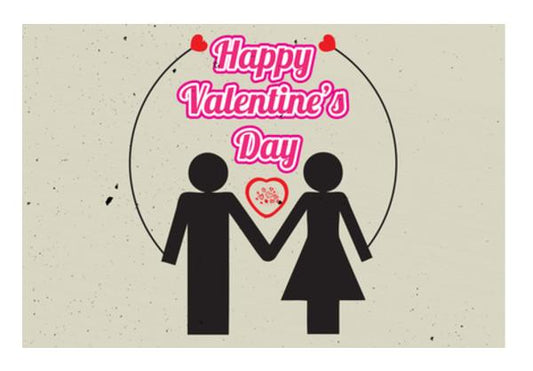 PosterGully Specials, Heart Couple Wall Art