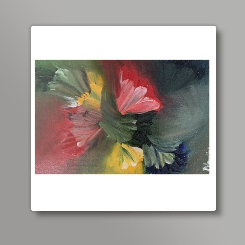 Abstract Art | Floral Vibrancy | Square Art Prints