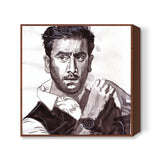 Ranbir Kapoor is versatile and hungry for excellence Square Art Prints