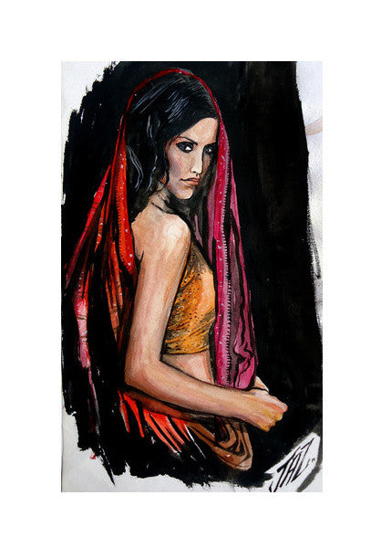 Desi Lady Wall Art