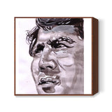 Bollywood superstar Rajesh Khanna excelled in his role of Anand, a happy-go-lucky patient Square Art Prints