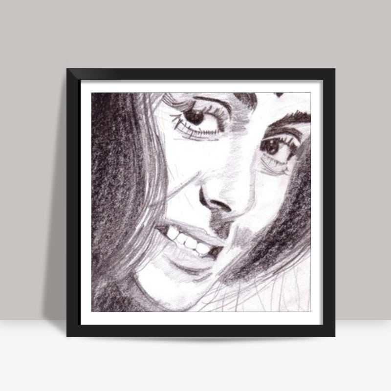 Bollywood star Jaya Bachchan acted well as the girl-next door in several realistic movies Square Art Prints