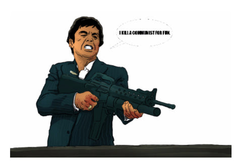 Wall Art, I Kill a Communist for Fun Wall Art | Hitender Singh, - PosterGully