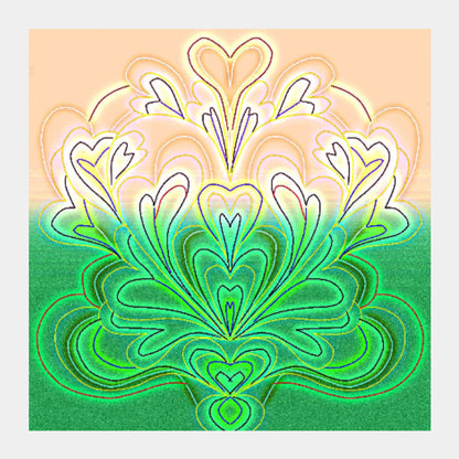 Square Art Prints, Hearts Square Art Prints | Pratyasha Ntihin, - PosterGully