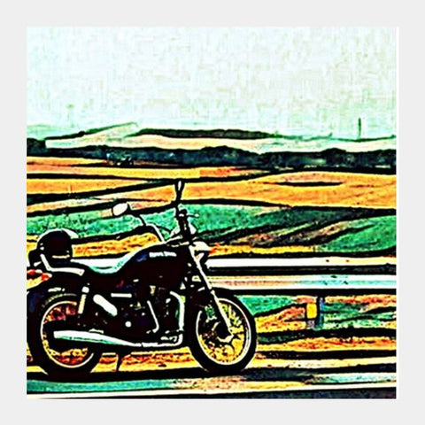 Royal Enfield Art Square Art Prints PosterGully Specials