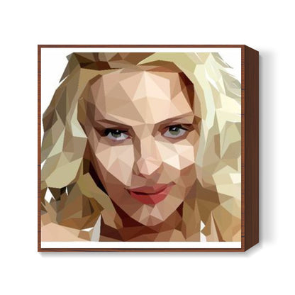 Scarlett Johansson Polygon Artwork