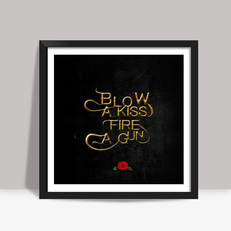 Blow A kiss Square Art
