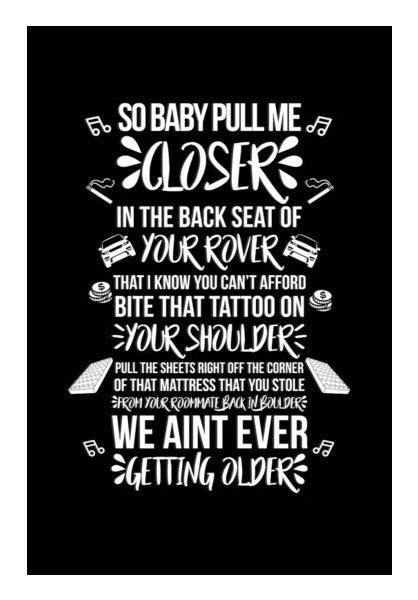 Baby Pull Me Closer Wall Art