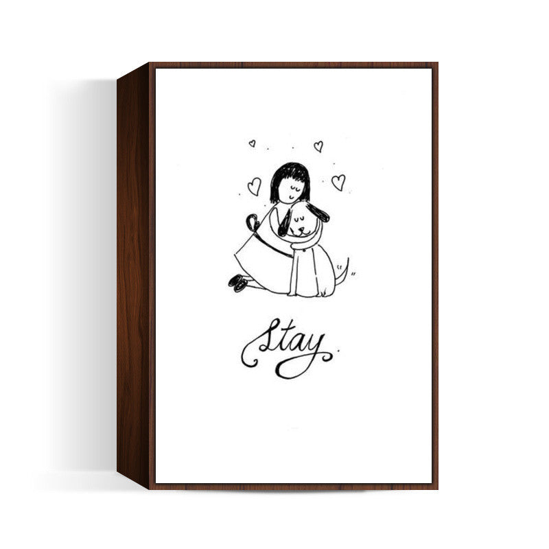 Cute Puppy doodle Wall Art