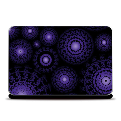 Laptop Skins, Purple spirograph Laptop Skins