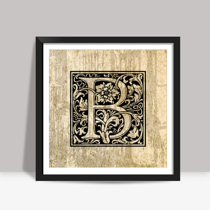 Ornate B Square Art Prints