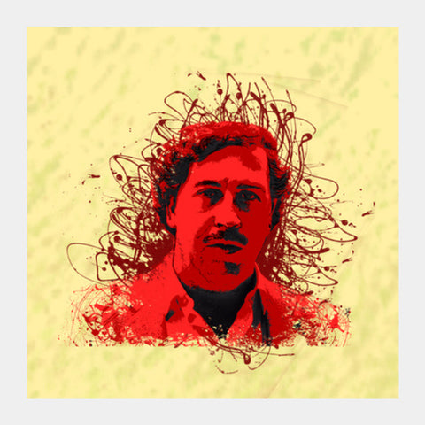 Pablo Escobar Square Art Prints