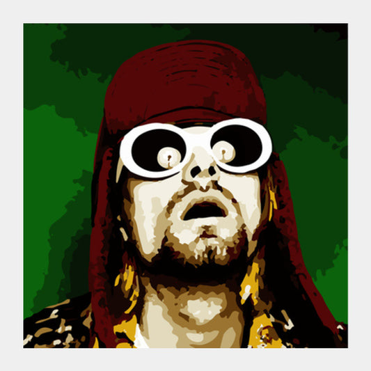 KURT COBAIN NIRVANA Square Art Prints