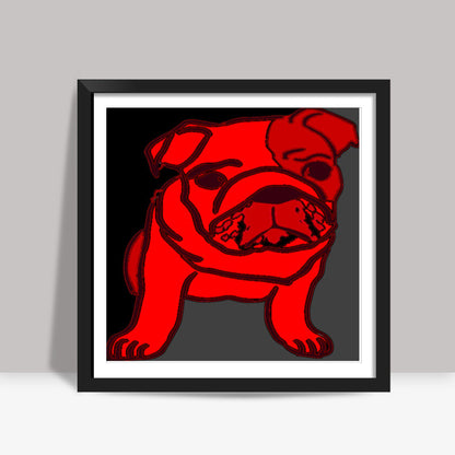 Hot Dog Square Art Prints