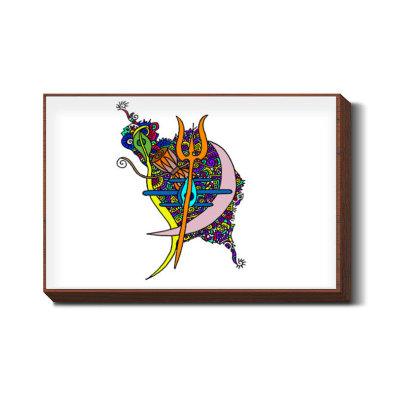 Shiva Abstract Zenscrawl Wall Art