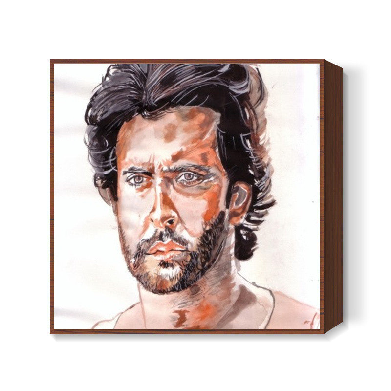 Bollywood superstar Hrithik Roshan has an impressive style quotient Square Art Prints