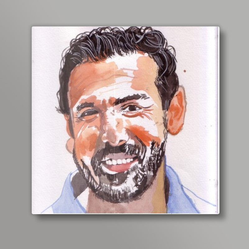 Bollywood star John Abraham has carved his own niche in Bollywood Square Art Prints