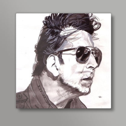 Bollywood superstar Akshay Kumar has a style of his own Square Art Prints