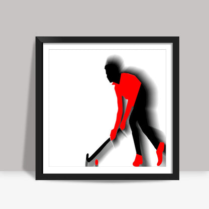 Hockey Square Art Prints