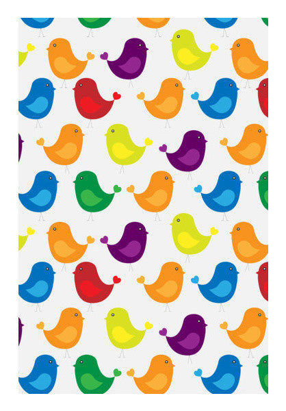 Birds Seamless Pattern Art PosterGully Specials