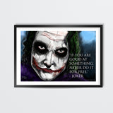 Jokers Advice Wall Art