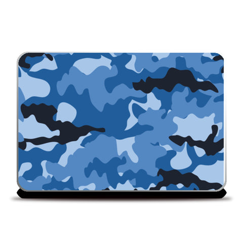 Camouflage Blue  Laptop Skins