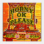 Funny Horny Please Square Art Prints