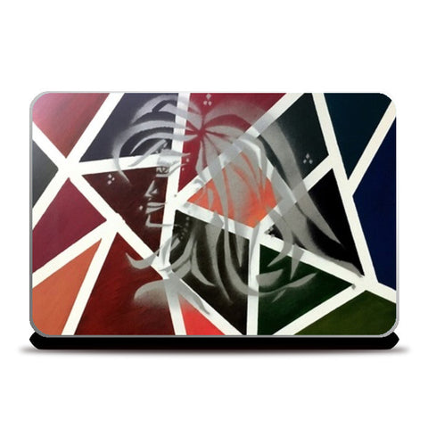 Confidence | Woman | Abstract - Oil & Spray Painting Laptop Skins