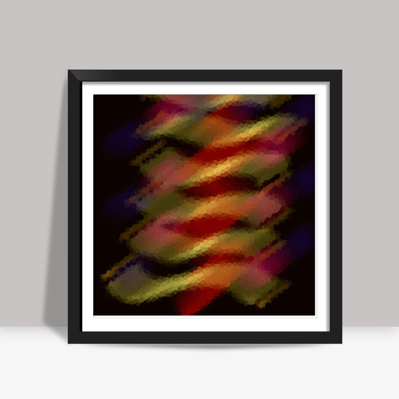 Crispy Colors Square Art Prints