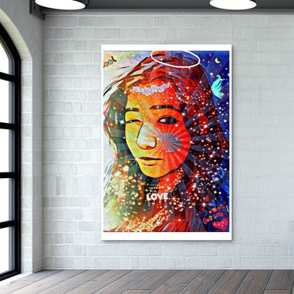 Quirky Goddess | Digi Pop Art | Wall Art