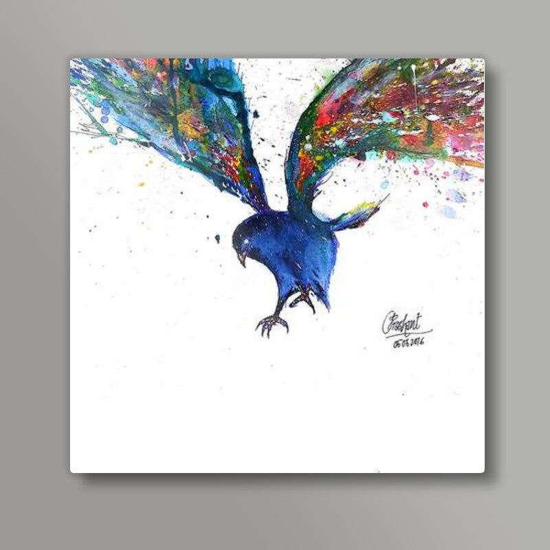 Blemish | Bird | Artwork Square Art Prints