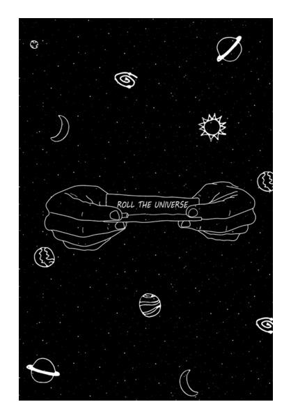 PosterGully Specials, roll the universe Wall Art