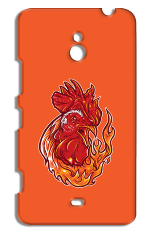 Rooster On Fire Nokia Lumia 1320 Cases
