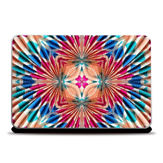 Modern Abstract Psychedelic Kaleidoscope Design Laptop Skins