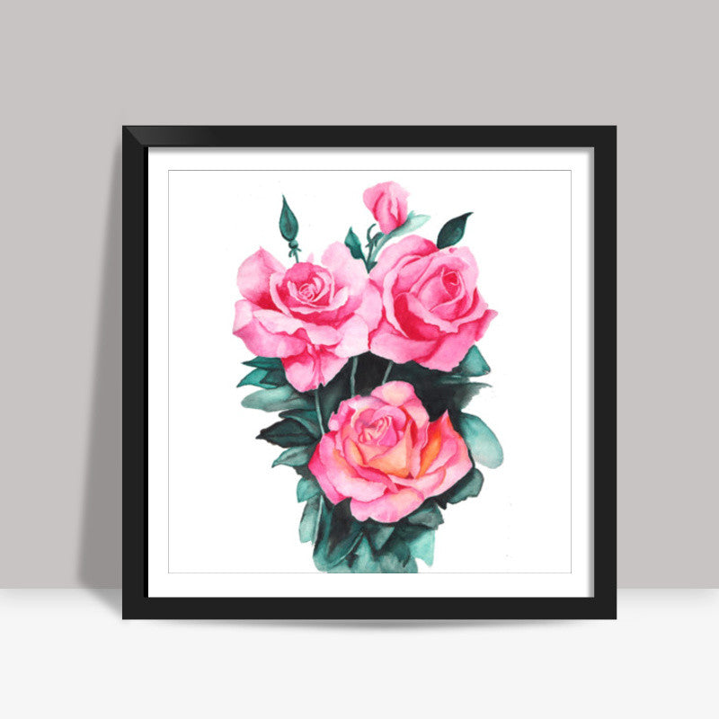 roses Square Art Prints