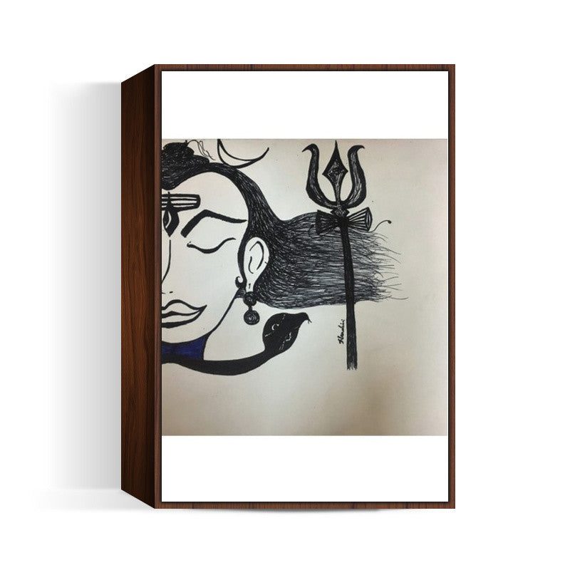 Shiv - Adiroop | Pen Sketch | Wall Art